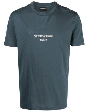 Emporio Armani T-Shirts - Blue