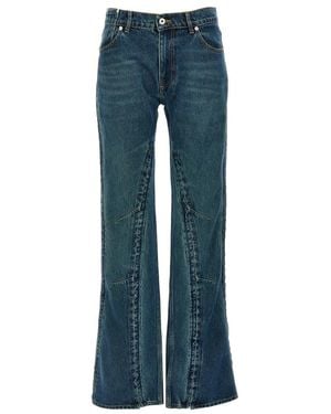 Y. Project Flare Jeans - Blue