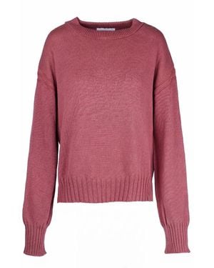 Alpha Studio Ronde Hals Gebreide Kleding - Roze