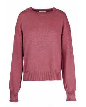 Alpha Studio Ronde Hals Gebreide Kleding - Roze
