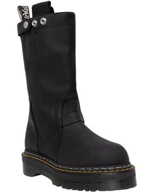 Rick Owens Quad Sole Pull On Boot - Schwarz