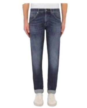 Dondup Straight Jeans - Bleu