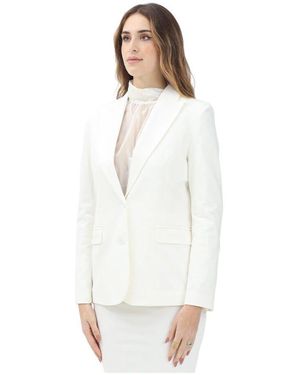 ViCOLO Weiße Klassische Jacke Frühling Sommer