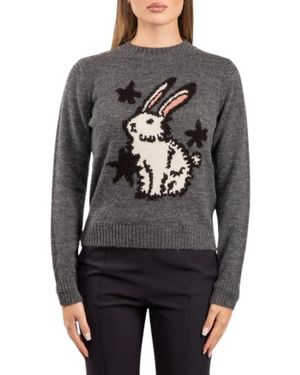 Weekend by Maxmara Round-Neck Knitwear - Gris