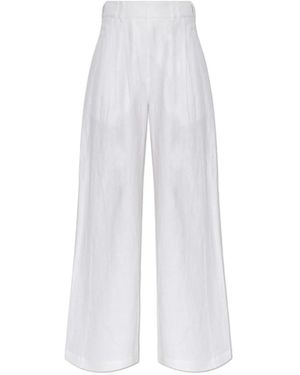 Posse Broeken ,Wit ,Leer Parker Trouser