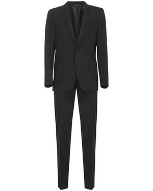 Dolce & Gabbana Single Breasted Suits - Black