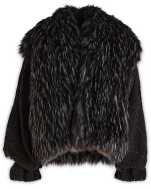 TU LIZE Faux Fur & Shearling Jackets - Nero