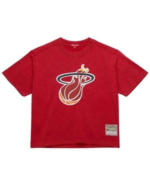 Mitchell & Ness T-Shirts - Rouge