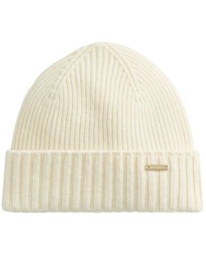 Woolrich Gift Set Met Beanie En Sjaal - Naturel