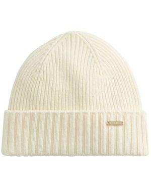 Woolrich Gift Set Met Beanie En Sjaal - Naturel