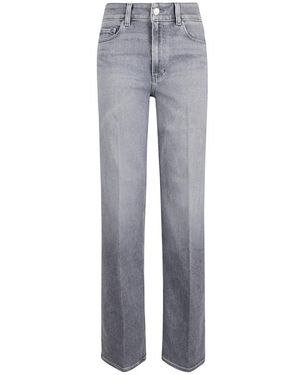 PAIGE Straight Jeans - Gris