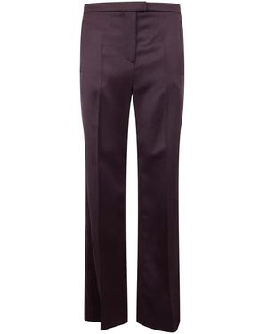 Magda Butrym Broeken ,Rood ,Leer Spodnie Classic Pants - Paars