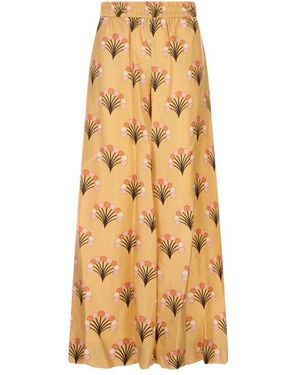 La DoubleJ Wide Trousers - Metallic