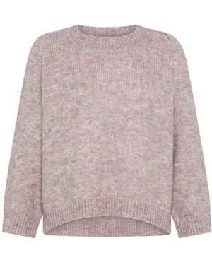 Deha Round-Neck Knitwear - Morado