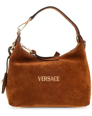 Versace Tassen ,Bruin ,Suède Handtas
