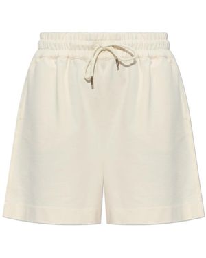 Moncler Short Shorts - Natural