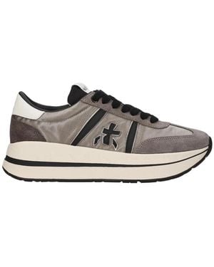 Premiata Platform Sneakers - Grijs