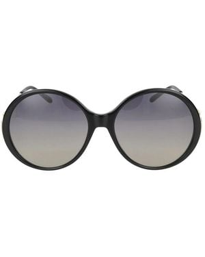 Chloé Runde Sonnenbrille - Grau