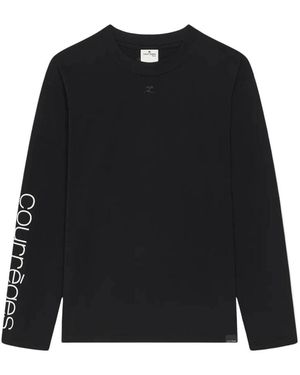 Courreges Long Sleeve Tops - Noir