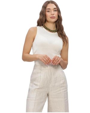 SELECTED Slfmoon Sus Sl Stricktop - Natur