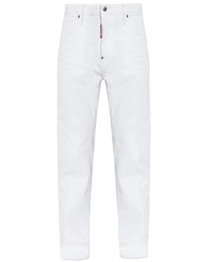DSquared² Straight Jeans - Blanco
