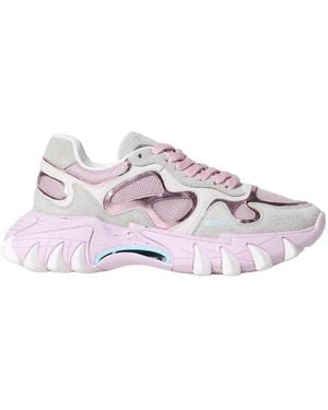 Balmain Schoenen ,Veelkleurig ,Leer B-East Sneakers - Meerkleurig