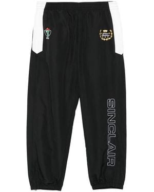 Sinclair Broeken ,Zwart ,Nylon Nylon Stijlvolle Broek