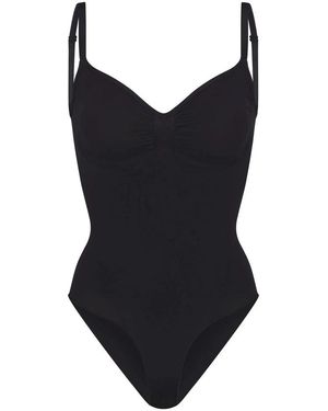 Skims Seamless Sculpt Brief Bodysuit - Zwart