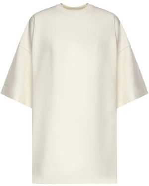 Coperni T-Shirt Mit Rundhalsausschnitt - Natur