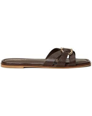 Twinset Sliders - Brown