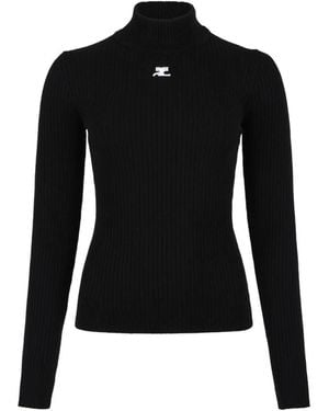 Courreges Turtlenecks - Black