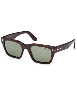Tom Ford Accessoires ,Bruin ,Ft 1333 Andy-02 Zonnebril - Grijs