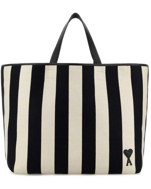 Ami Paris Tote Bags - Nero