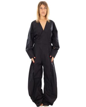Thelatest Drew Light Popeline Bodysuit - Zwart
