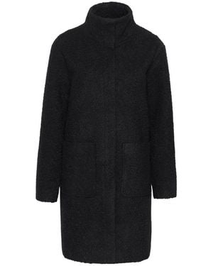 Saint Tropez Single-Breasted Coats - Noir