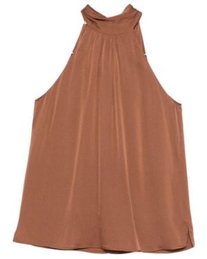 Silk95five Blouses - Brown