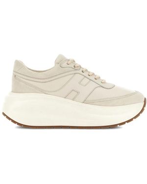 Hogan H696 Plateau-Sneakers - Weiß