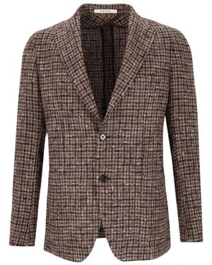 Tagliatore Enkelrijige Blazer - Bruin