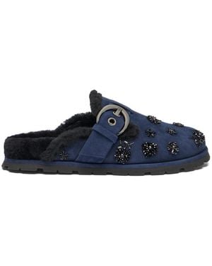 Stuart Weitzman Mules - Blue