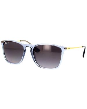 Ray-Ban Polarisierte quadratische sonnenbrille chris rb4187 - Blau