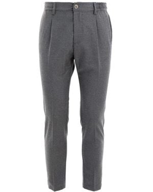 Cruna Antracite Stylische Hose - Grau