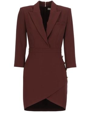 Elisabetta Franchi Short Dresses - Marron