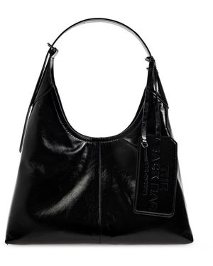 Marc Jacobs Ledertasche Mit Logo - Schwarz