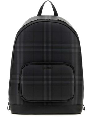 Burberry Zip Backpack City - Schwarz