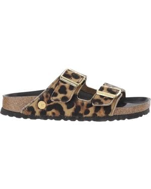 Birkenstock Sliders - Brown