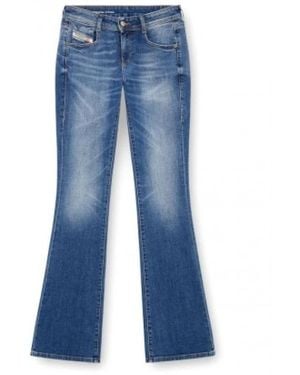 DIESEL Bootcut Jeans Met Lage Taille - Blauw
