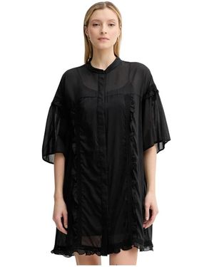 Isabelle Blanche Short Dresses - Negro