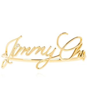 Jimmy Choo Armband Mit Logo - Mettallic