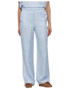Minus Broeken ,Blauw ,Linnen Mssabbi Linen Pant