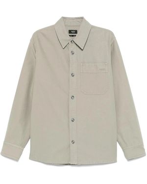 A.P.C. Casual Shirts - Grey